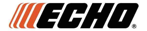 Logo von Echo, eine unser Großflächen-Mähroboter Marken.